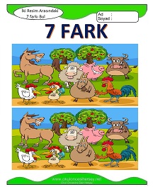 İki Resim Arasındaki Farkı Bul Etkinliği